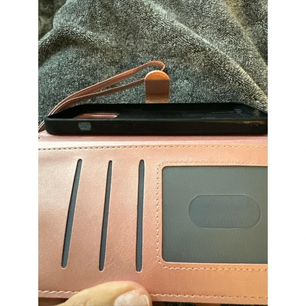 Pink wallet, iPhone case for 13 Pro Max‎
